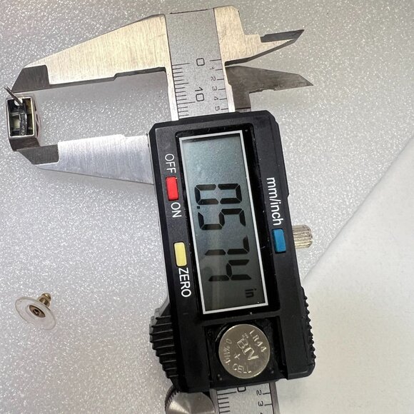 Vtg 925 Silver Checkerboard Stud Earrings Onyx Mother Of Pearl Inlay Thai SX - Picture 7 of 8